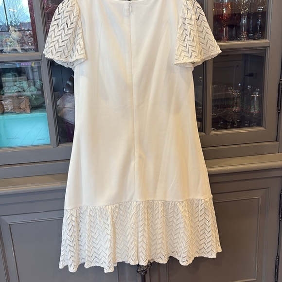 DKNY White Flounce Dress - Picture 6 of 6